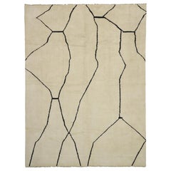 Nouveau tapis marocain contemporain au design métamorphique et au style moderne