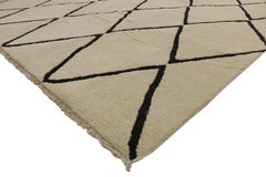New Contemporary Moroccan Area Rug with Modernist Style