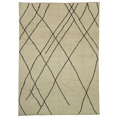 Nouveau tapis marocain contemporain de style moderne