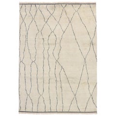 New Contemporary Moroccan Area Rug with Modernist Abstract Style