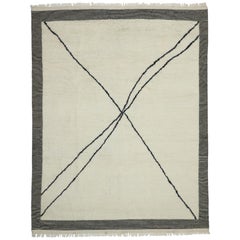 New Contemporary Moroccan Area Rug with Modernist Bauhaus Style