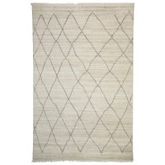 New Contemporary Moroccan Area Rug with Modernist Style and Hygge Vibes