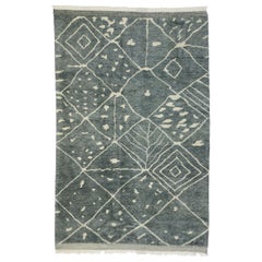 New Contemporary Moroccan Area Rug with Organic Modern and Hygge Style