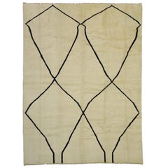 New Contemporary Moroccan Area Rug with Organic Modern Style