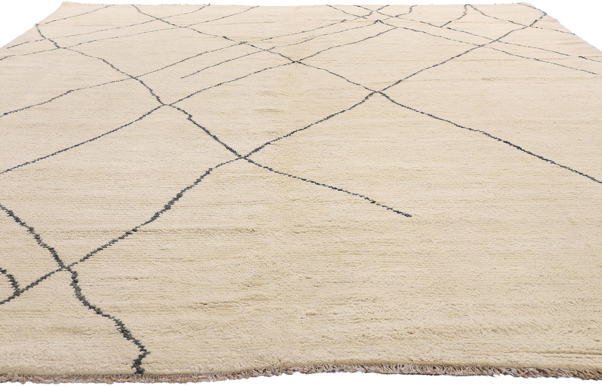 New Contemporary Moroccan Carpet mit Modernität (Moderne) im Angebot