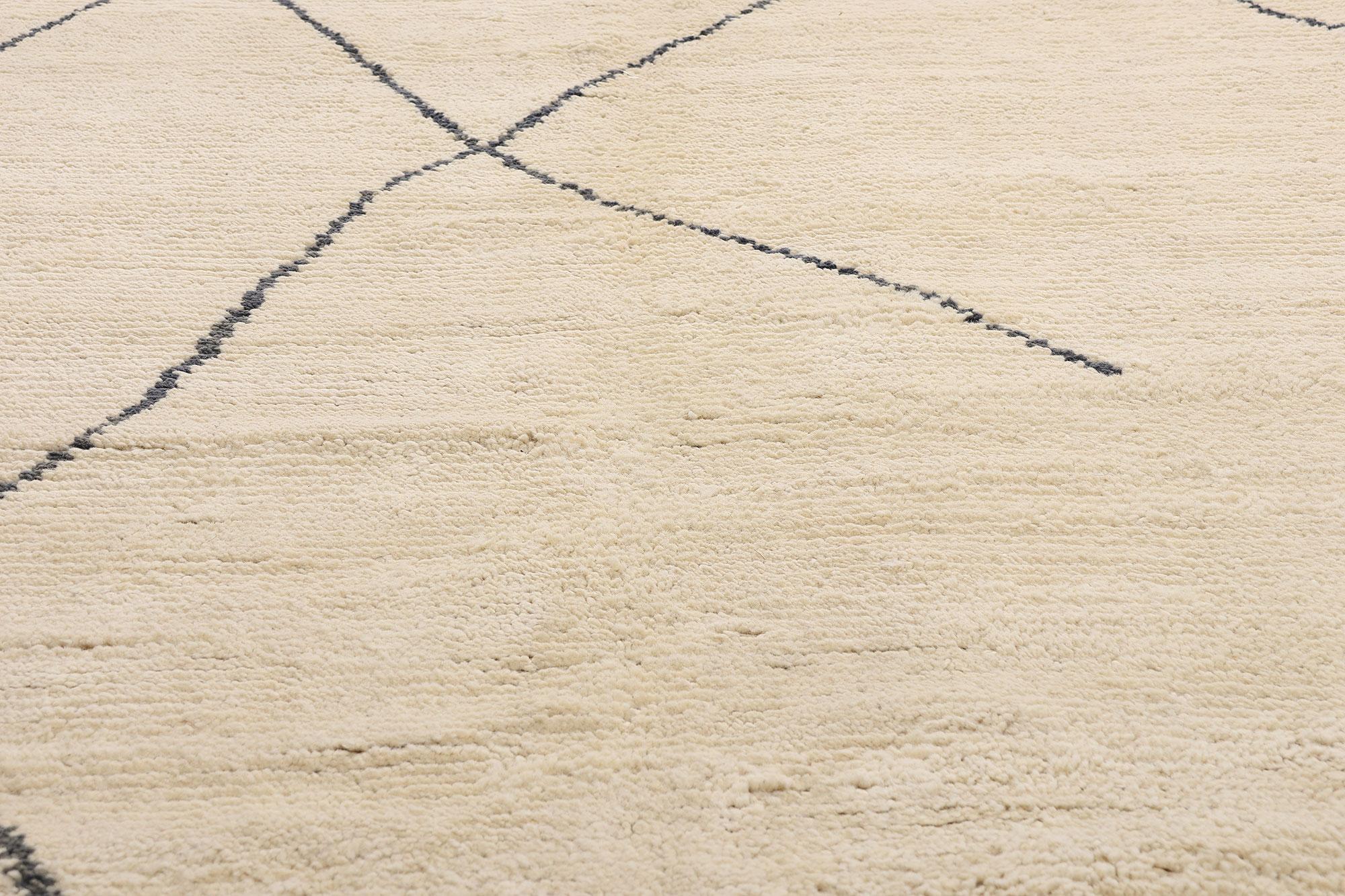 New Contemporary Moroccan Carpet mit Modernität im Zustand „Neu“ im Angebot in Dallas, TX