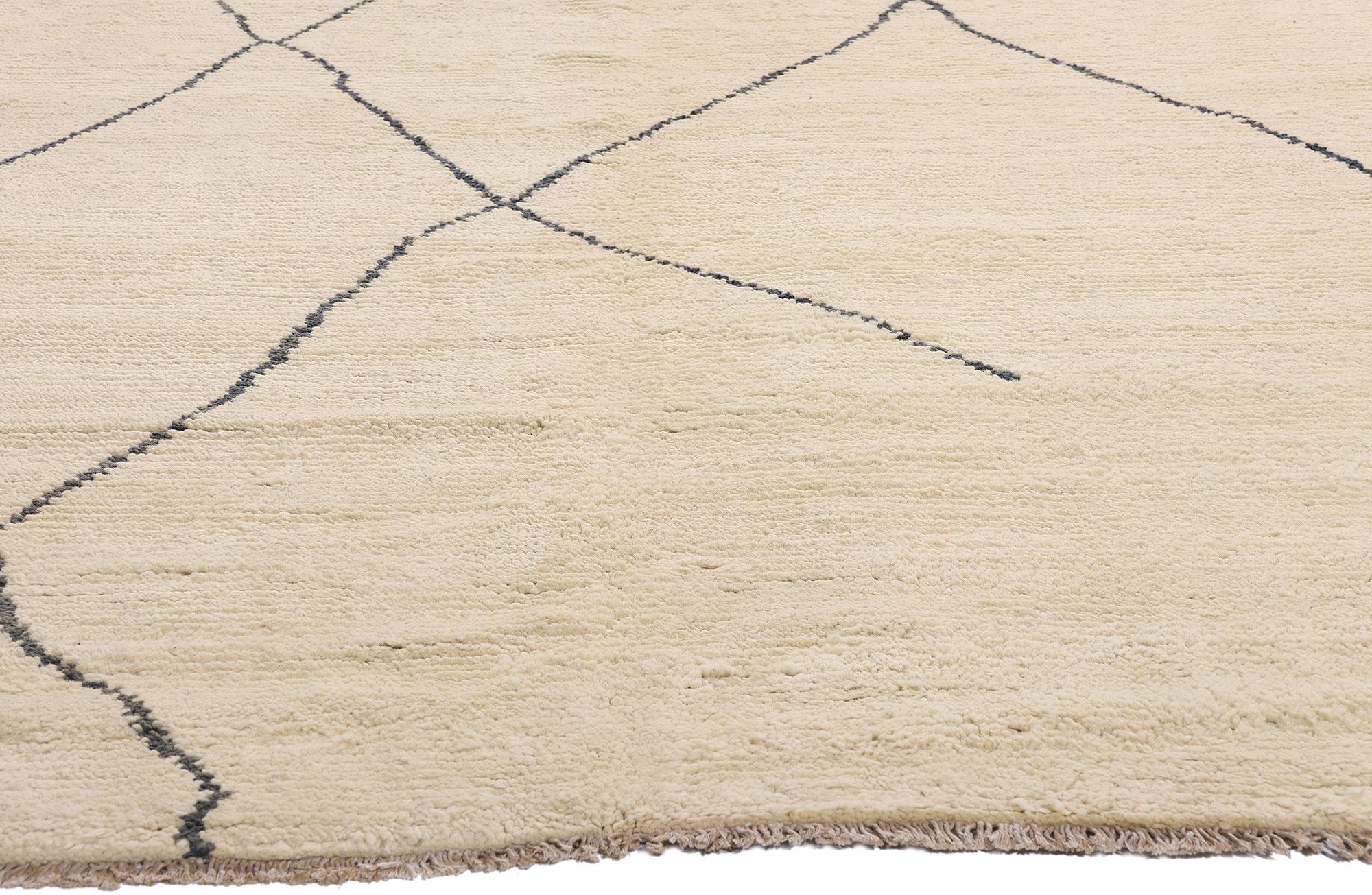 New Contemporary Moroccan Carpet mit Modernität (Pakistanisch) im Angebot