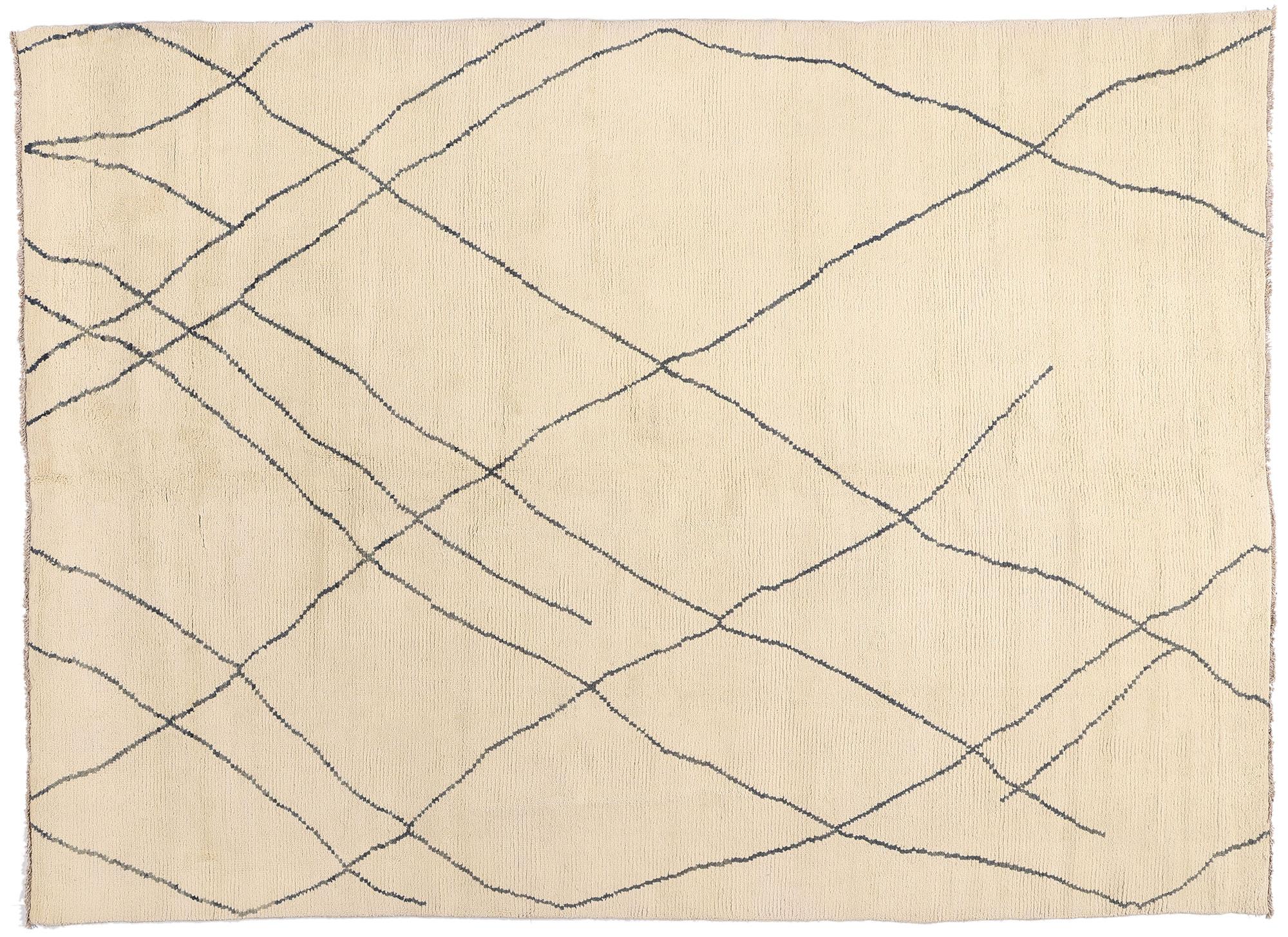 New Contemporary Moroccan Carpet mit Modernität im Angebot 3