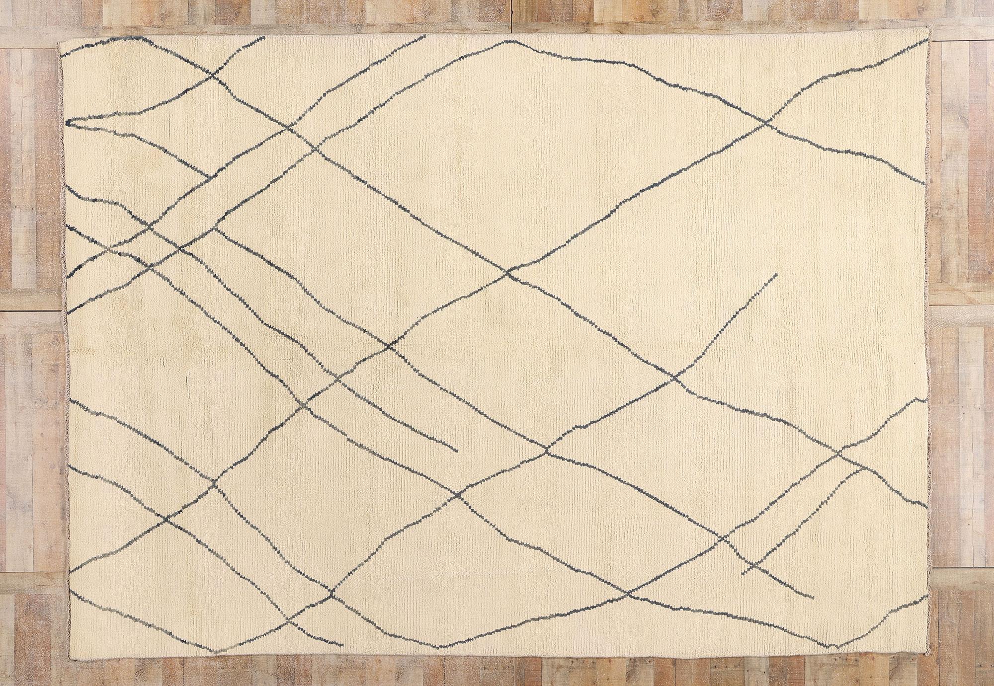 New Contemporary Moroccan Carpet mit Modernität im Angebot 2