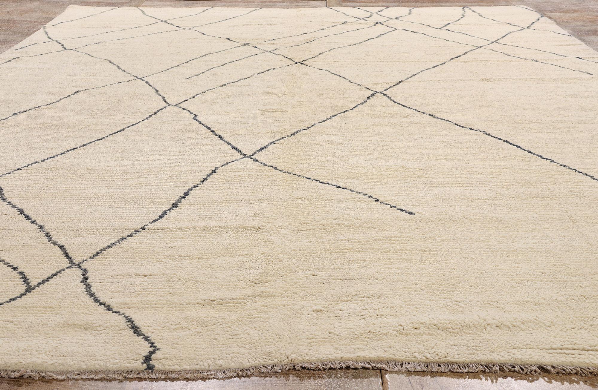 New Contemporary Moroccan Carpet mit Modernität im Angebot 1