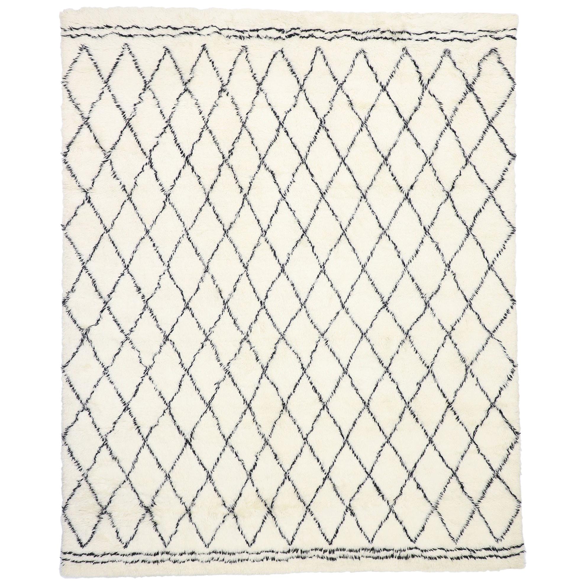 New Contemporary Moroccan Carpet with Organic Modern Style