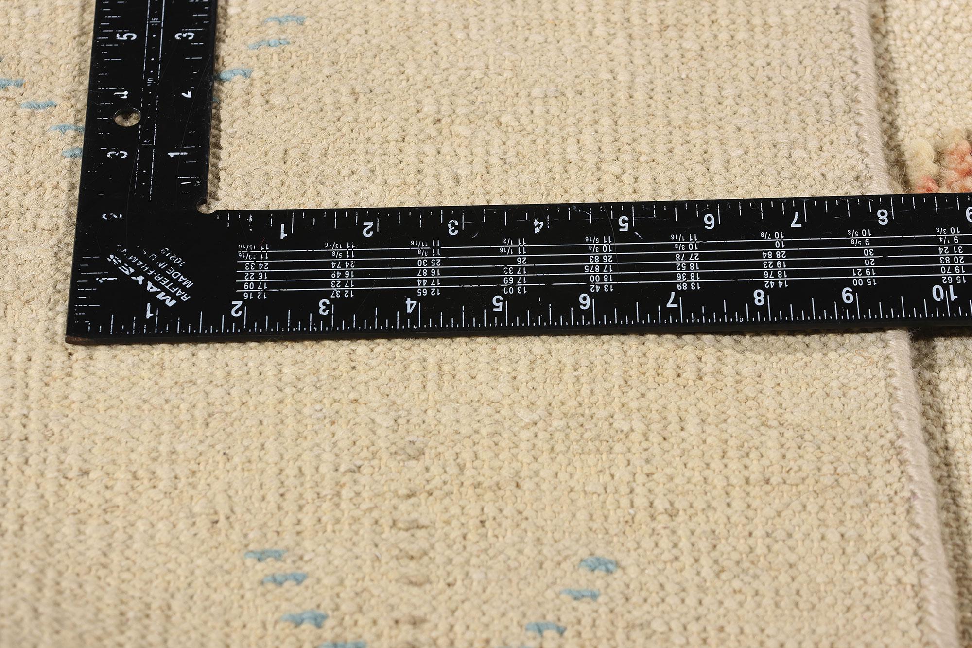 New Contemporary Moroccan High-Low Rug, Cozy Boho Chic Meets Tribal Allure In New Condition For Sale In Dallas, TX