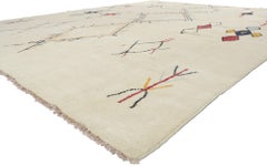Boho-Mid Mod Moroccan Chalet Rug, Bohemian Meets Midcentury Modern