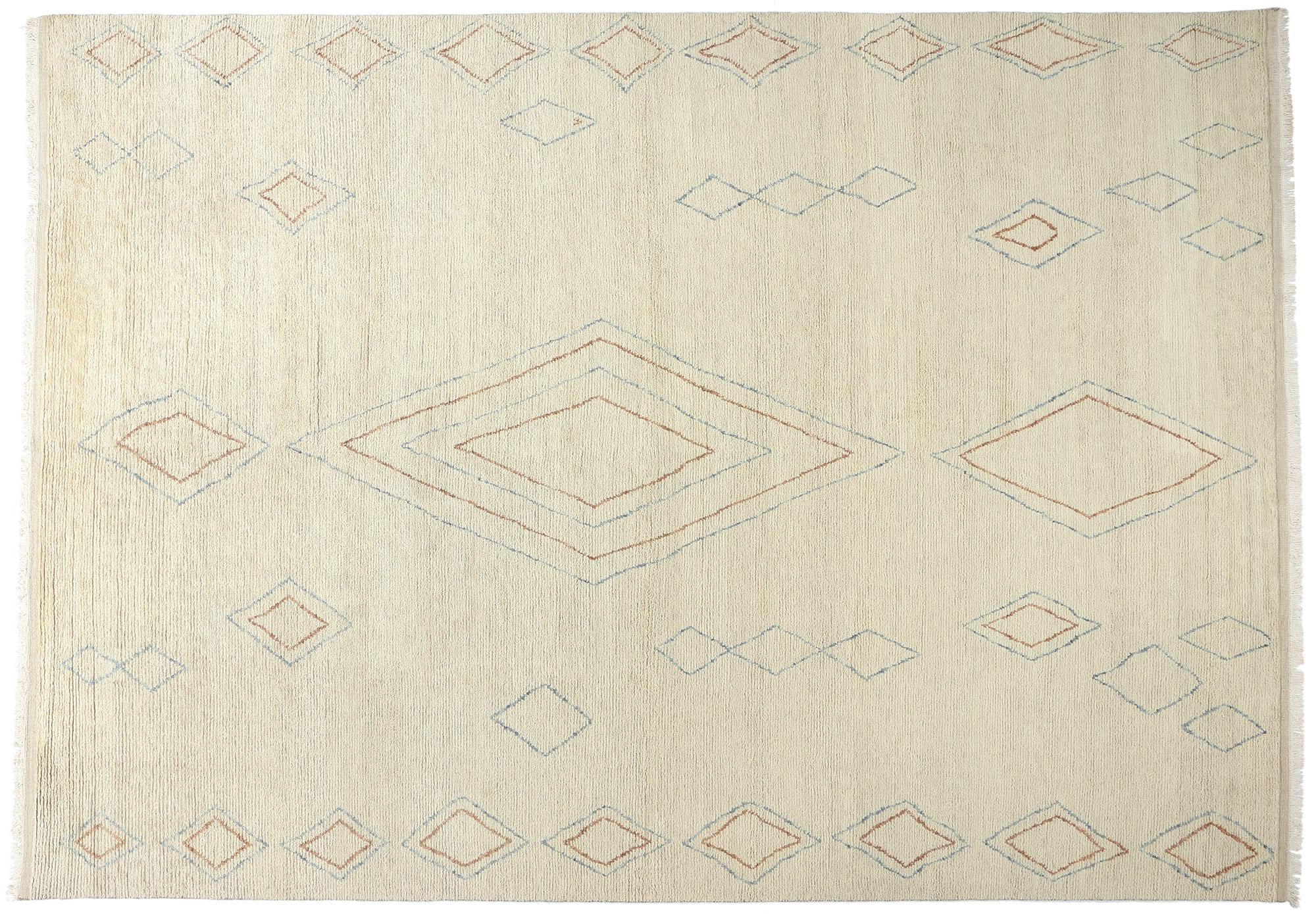 Moderner marokkanischer Tranquil Desert Oasis Teppich, 12'00 x 16'10, Tranquil im Angebot 2