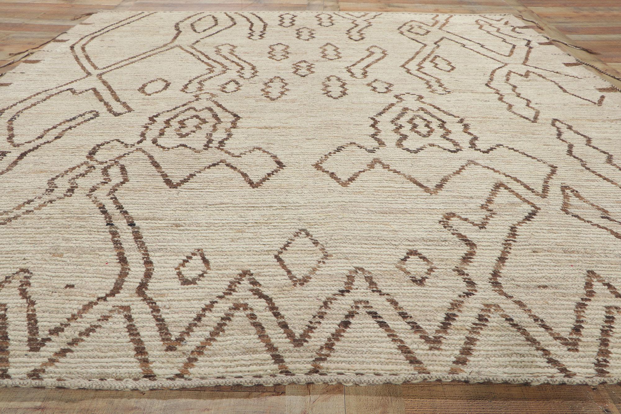New Contemporary Moroccan Carpet For Sale 1