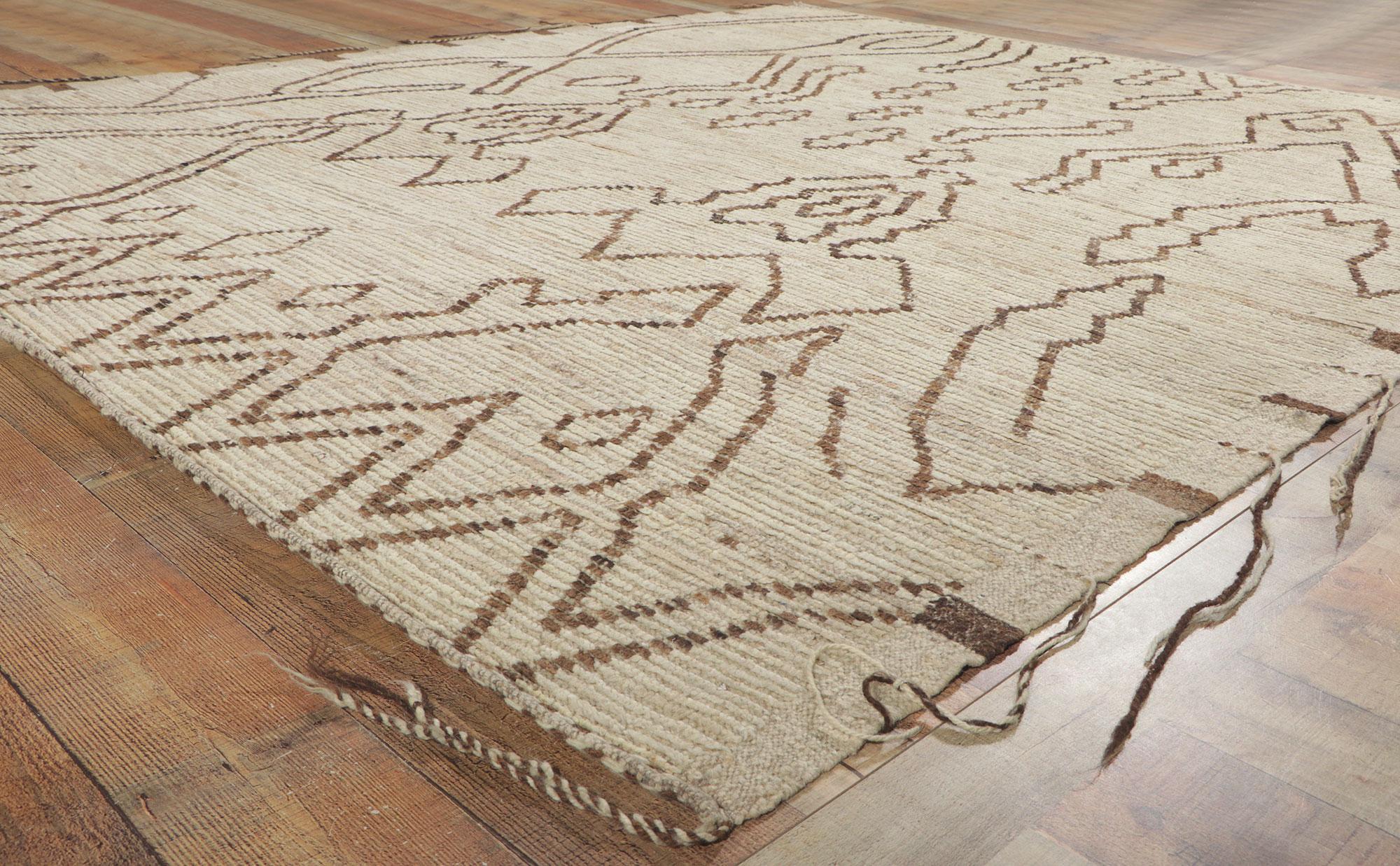 New Contemporary Moroccan Carpet For Sale 2