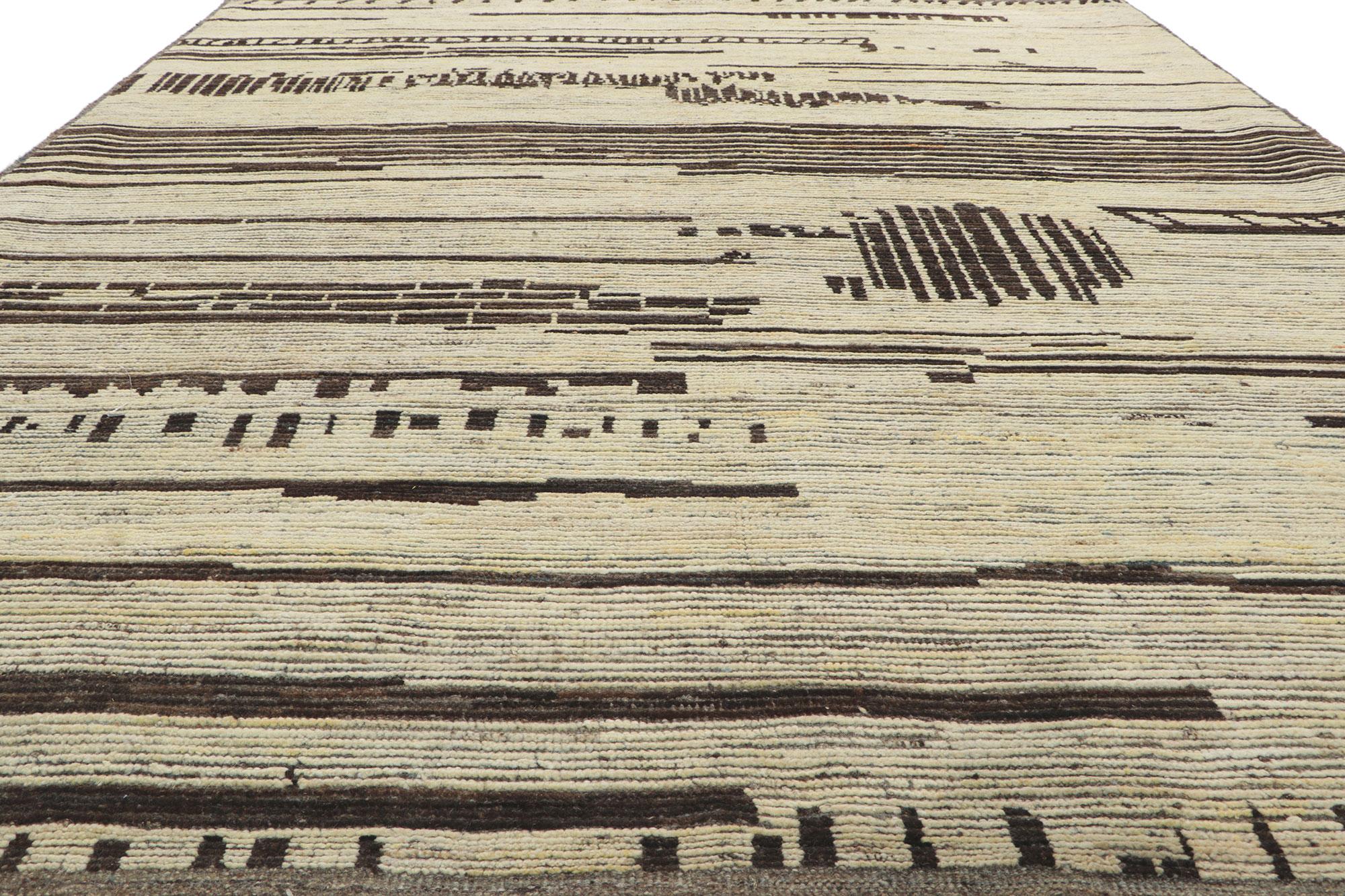 Zeitgenössischer marokkanischer Teppich, inspiriert von Gunta Stolz und der Bauhaus-Bewegung (21. Jahrhundert und zeitgenössisch) im Angebot
