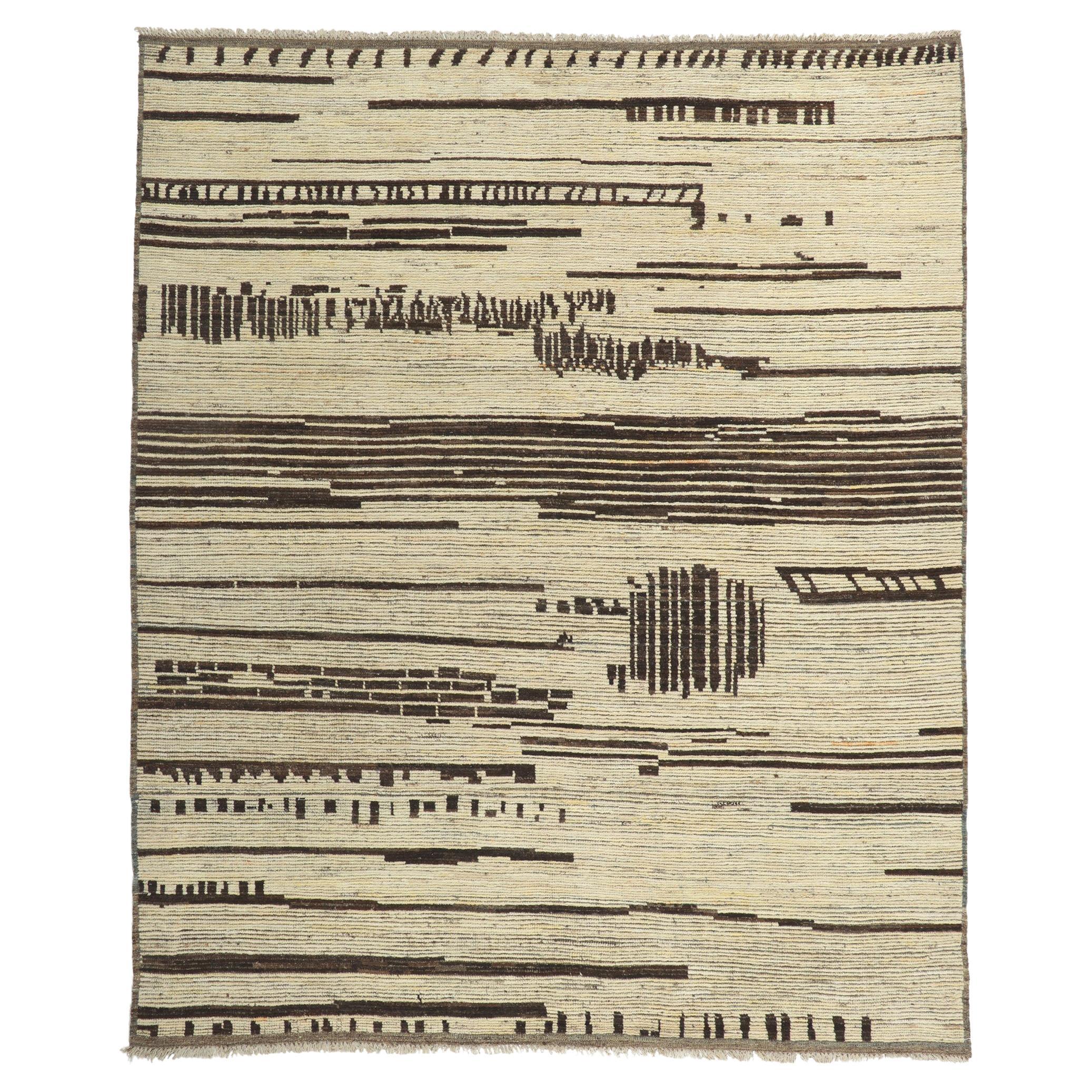 New Contemporary Moroccan Rug Inspired by Gunta Stolz and Bauhaus Movement For Sale