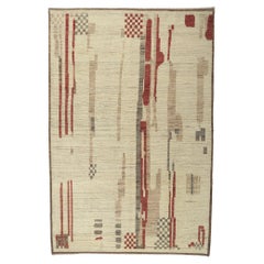 Modern Bauhaus Style Moroccan Rug Inspired by Gunta Stolz