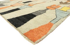 New Contemporary Moroccan Rug with Abstract Cubist Style Inspired by Paul Klee