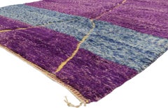 New Beni Mrirt Purple Moroccan Rug