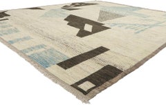 New Contemporary Moroccan Rug with Brutalist Style