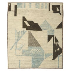 New Contemporary Moroccan Rug with Brutalist Style