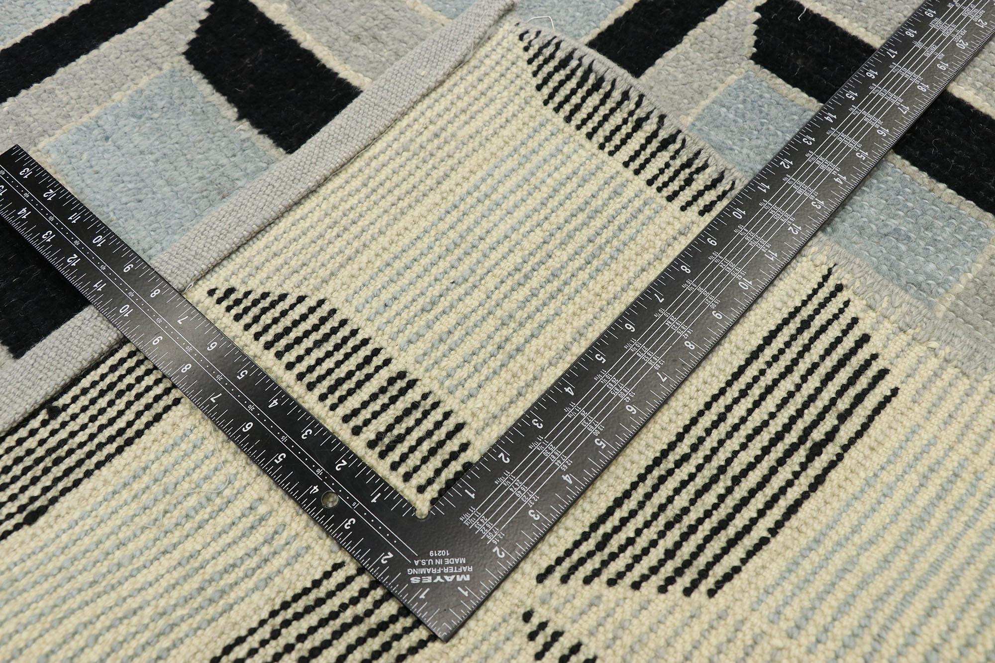 New Contemporary Moroccan Rug with Cubist Bauhaus Style In New Condition In Dallas, TX