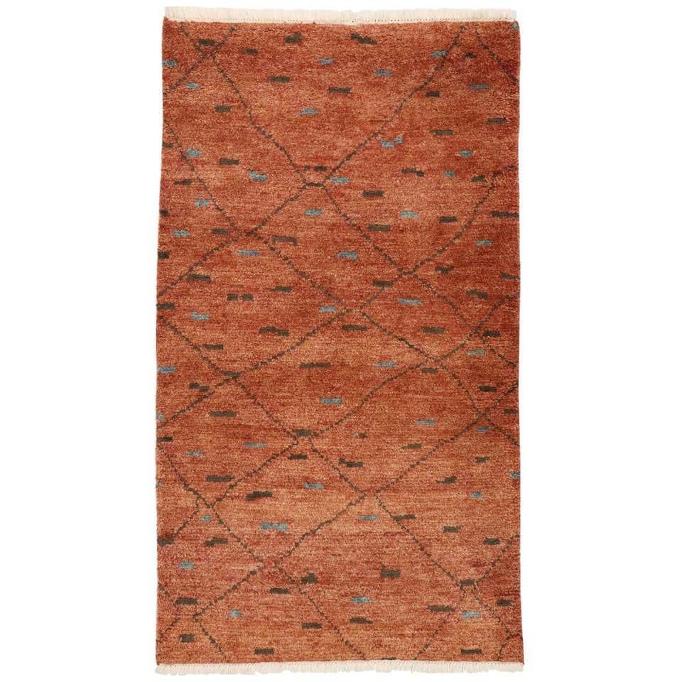 New Contemporary Moroccan Rug with Mediterranean Modern Style and Warm ...
