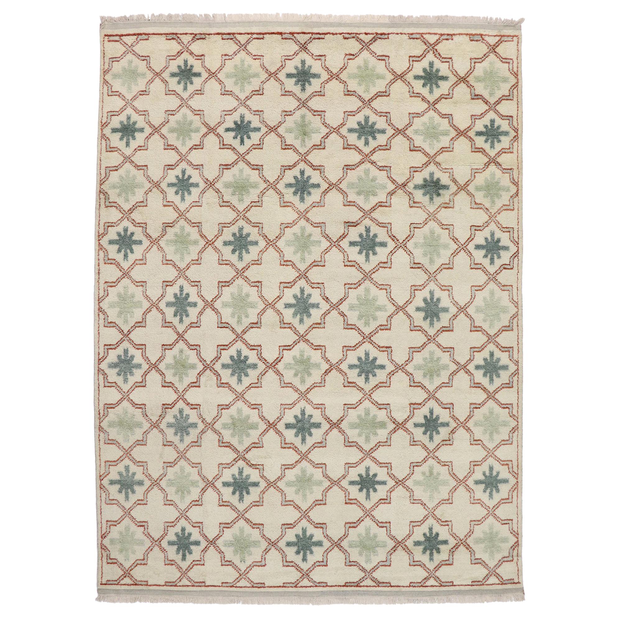 New Contemporary Moroccan Rug with Modern Mediterranean Style