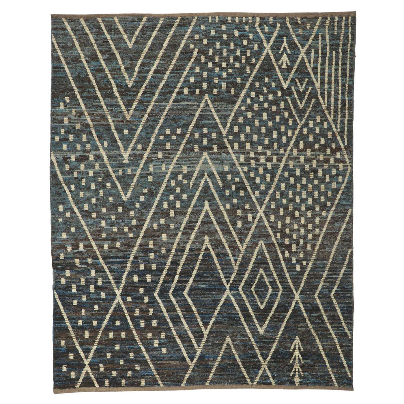 New Desert Nightfall Organic Modern Moroccan Rug, 08'02 x 10'02 For ...