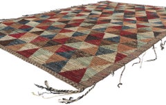 New Contemporary Moroccan Rug with Short Pile