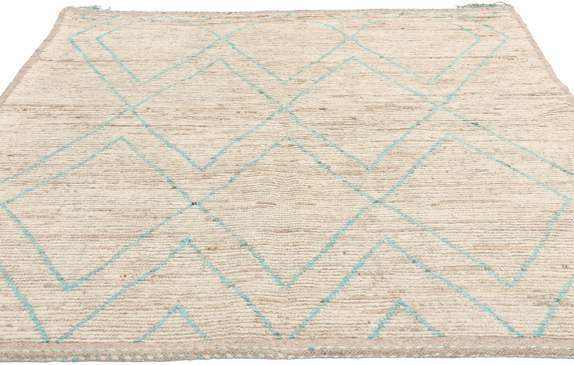 Bohemian New Contemporary Moroccan Rug For Sale