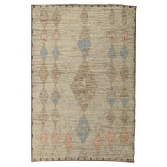 New Contemporary Moroccan Rug with Short Pile