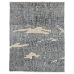 New Contemporary Moroccan Rug with Transitional Modern Style