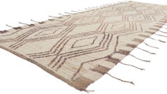 New Contemporary Moroccan Runner with Short Pile