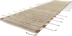 New Contemporary Moroccan Runner with Short Pile