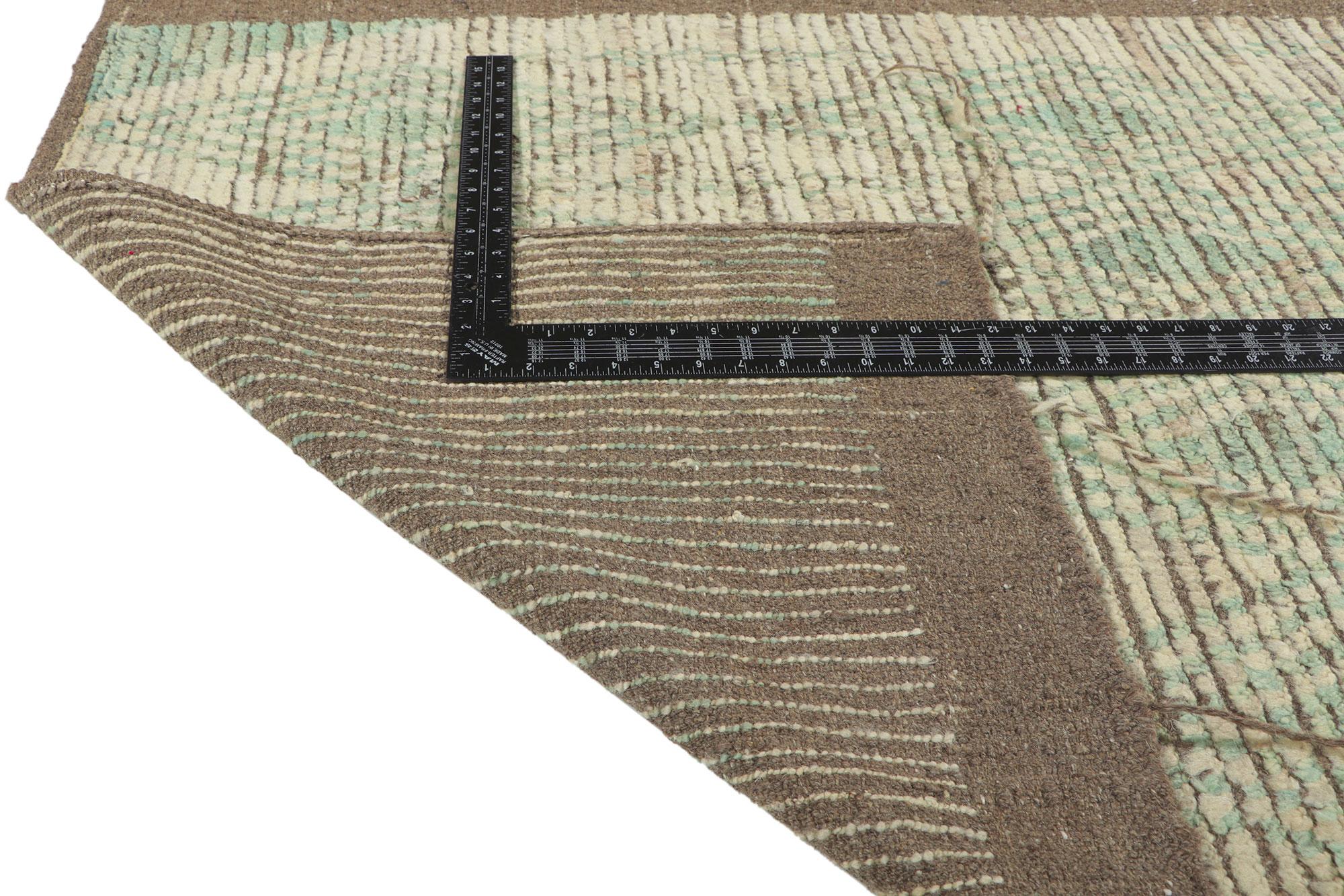 Pakistanais Nouveau tapis de couloir contemporain marocain à poils courts en vente