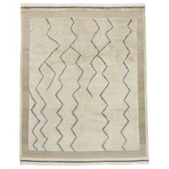 New Contemporary Moroccan Souf Rug with Bauhaus Minimalist Style