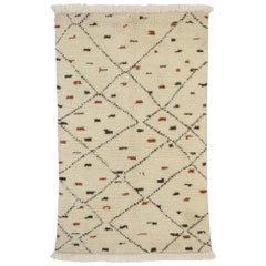 New Contemporary Moroccan Style Accent Rug
