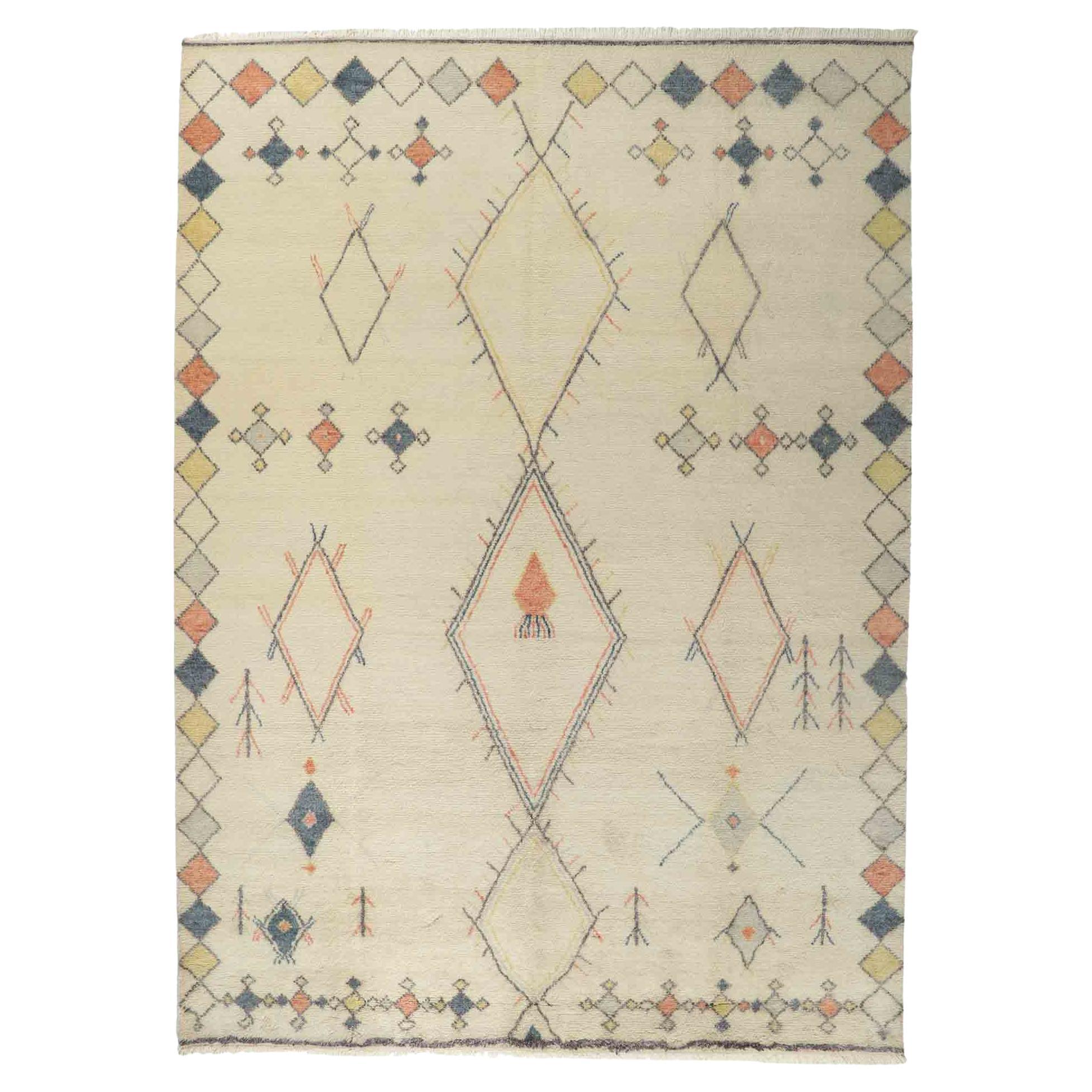 New Contemporary Moroccan Style Area Rug
