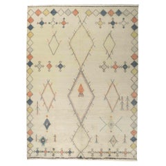 New Contemporary Moroccan Style Area Rug (tapis contemporain de style marocain)