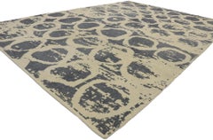 New Contemporary Moroccan Style Area Rug with Abstract Orphism