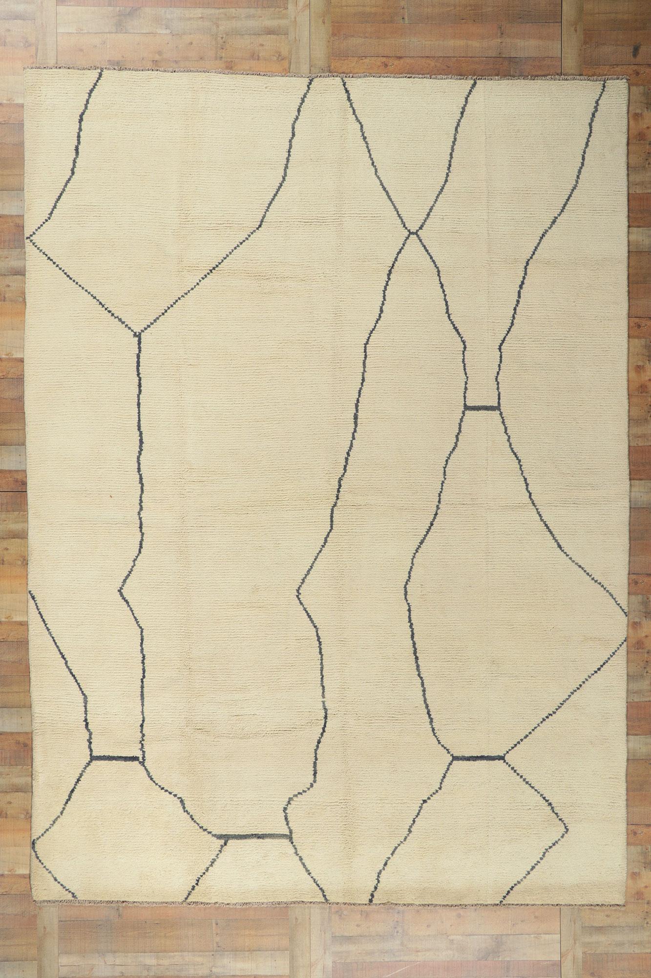 New Contemporary Moroccan Style Rug In New Condition For Sale In Dallas, TX