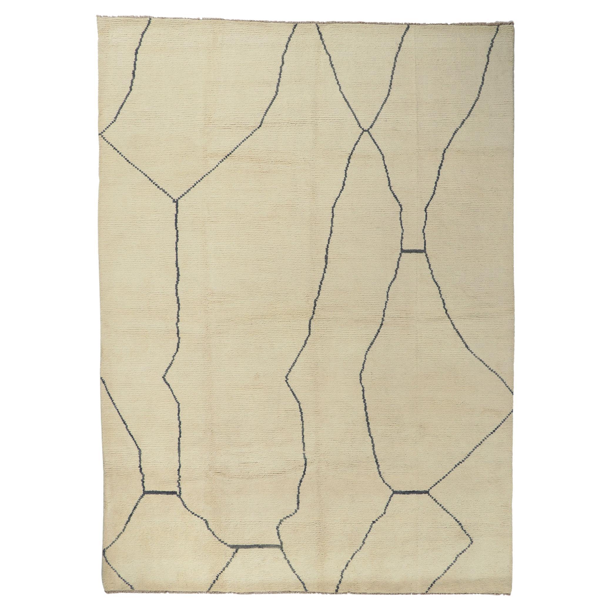 New Contemporary Moroccan Style Rug For Sale