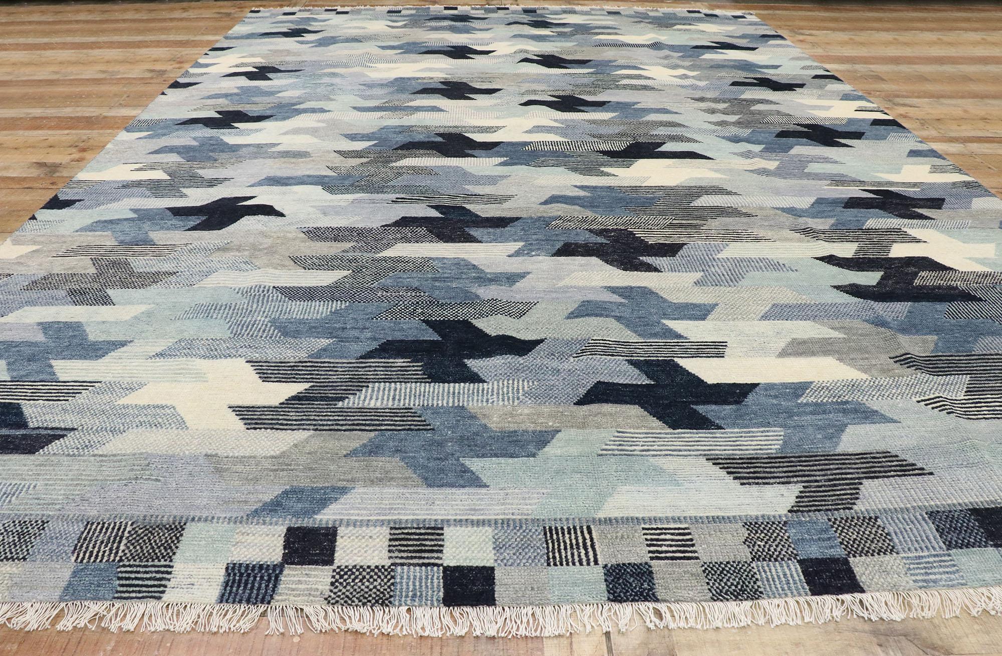 New Contemporary Moroccan Style Rug Inspired by Barbro Nilsson 1