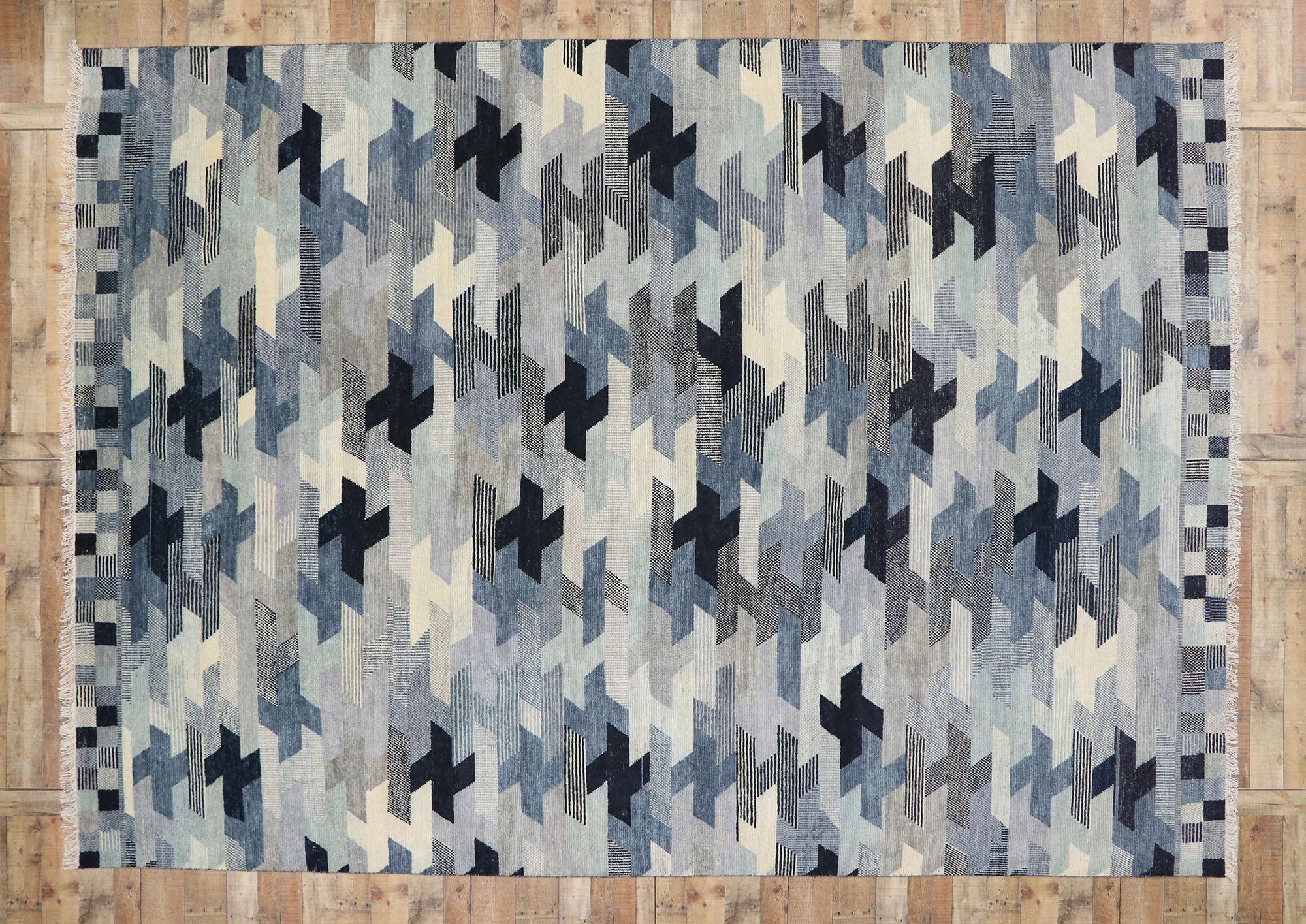 New Contemporary Moroccan Style Rug Inspired by Barbro Nilsson 2
