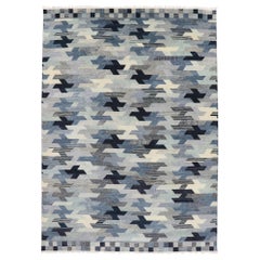 New Contemporary Moroccan Style Rug Inspired by Barbro Nilsson