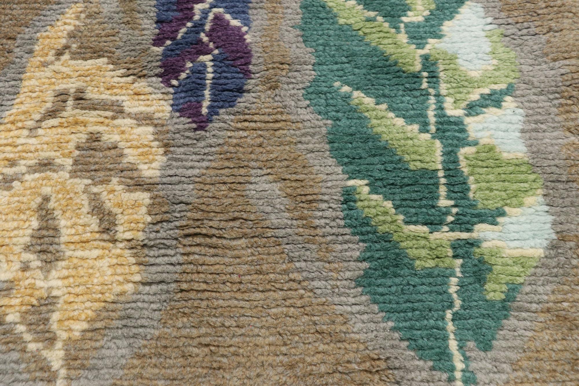 Nueva alfombra de lana marroquí biofílica moderna y ecológica Indio en venta