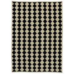 New Contemporary Moroccan Style Rug with Diamond Harlequin Pattern